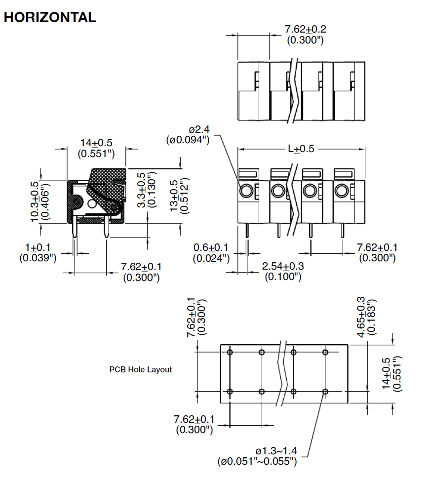 PCB端子板- EM279606H