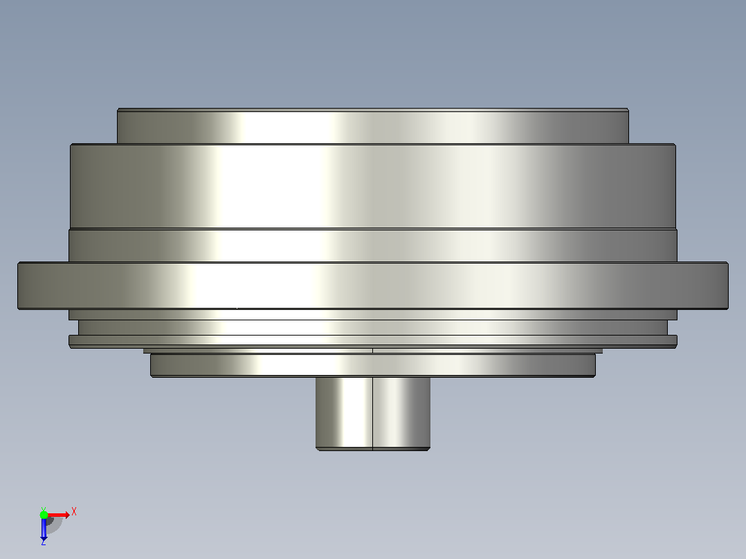 RV减速器常规产品外形图ZD-220BX-  -RVE-A-B-22X55Key8L100-3001俯视图