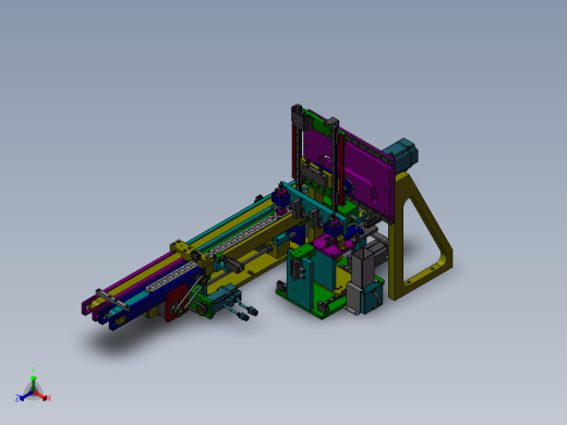 连接器检测工装正等轴测缩略图
