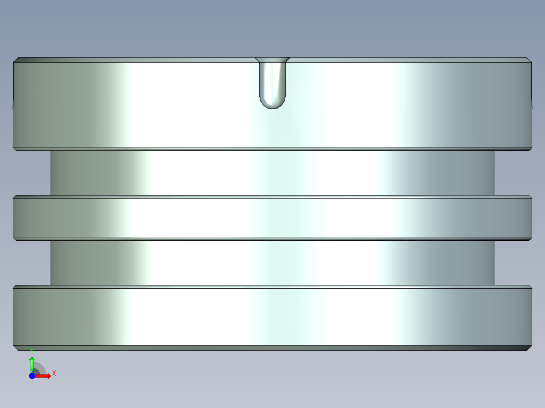 压力头零件数控加工前视图