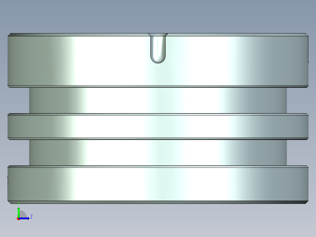 压力头零件数控加工左视图