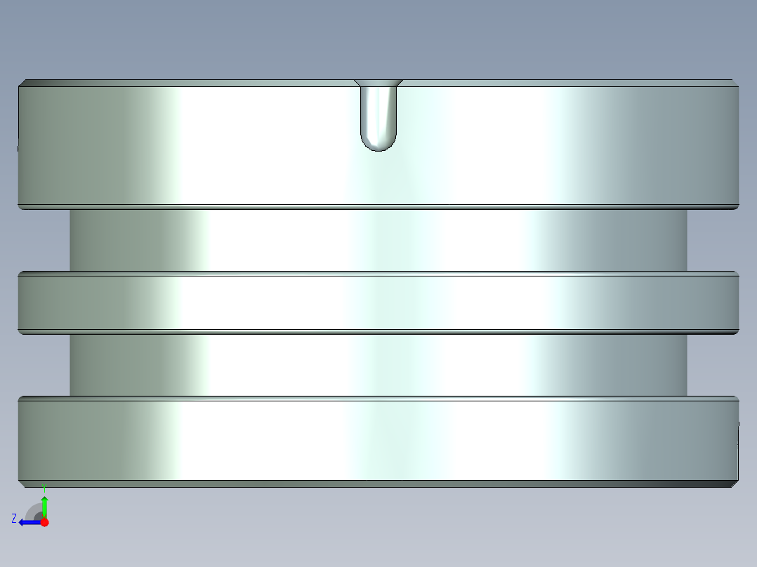 压力头零件数控加工右视图