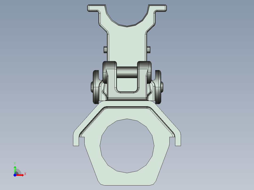 proe 5.0 巴雷特狙击枪M82A1前视图