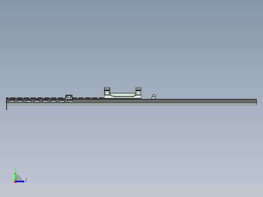 proe 5.0 巴雷特狙击枪M82A1左视缩略图
