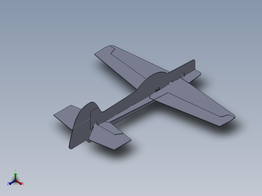 solidworks yak 55飞机模型