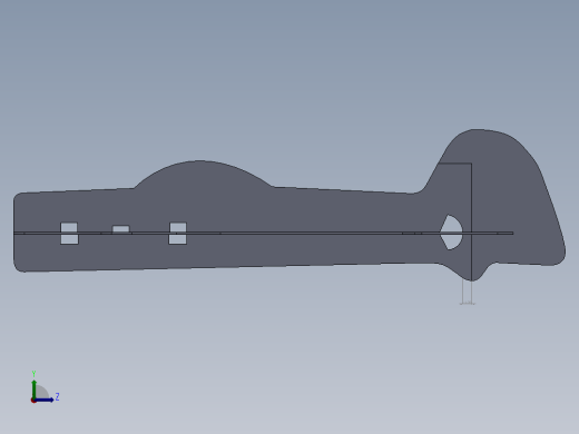 solidworks yak 55飞机模型左视缩略图