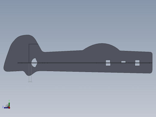 solidworks yak 55飞机模型右视缩略图