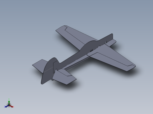 solidworks yak 55飞机模型正等轴测缩略图