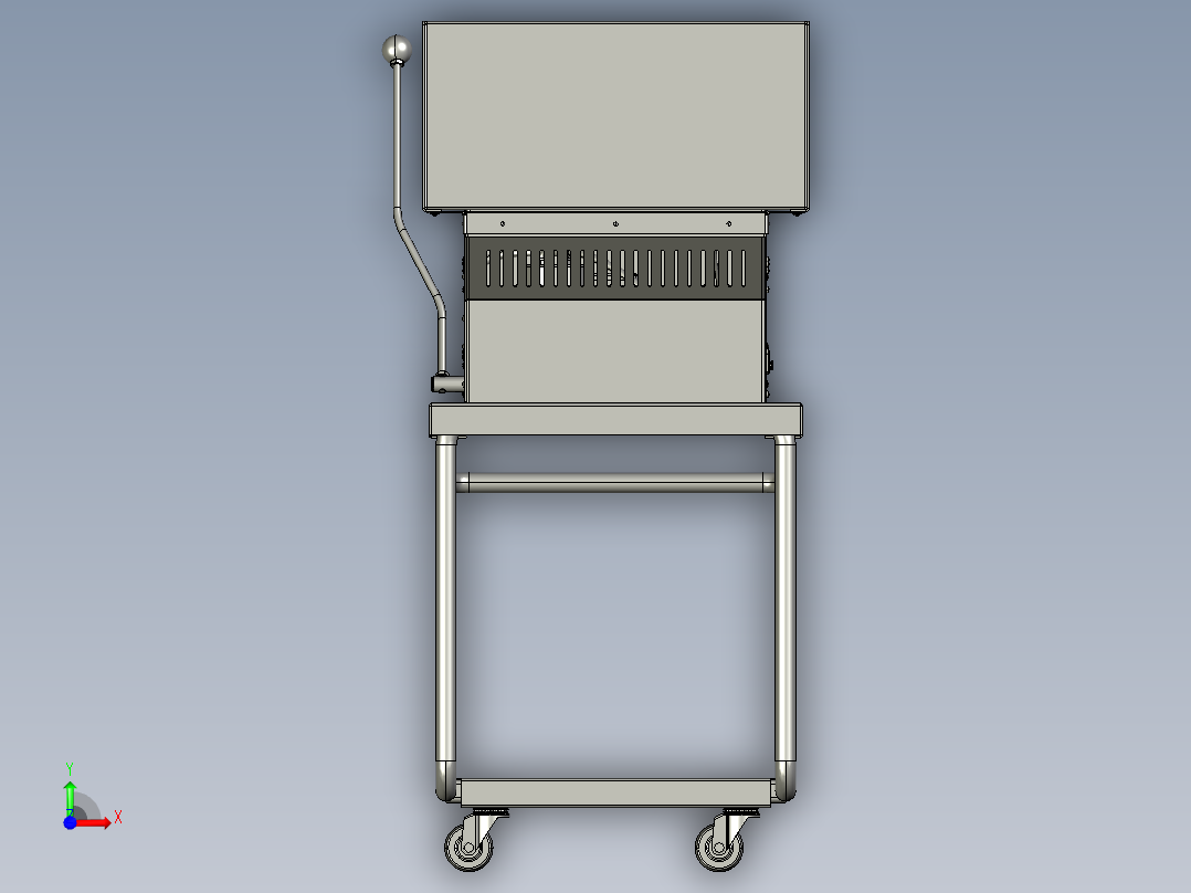 真空成型机前视图
