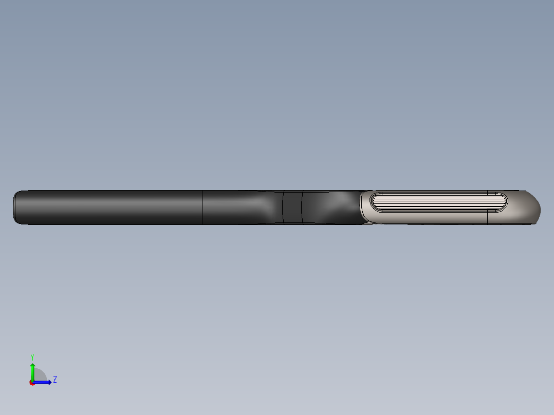 丝绸剃须刀左视图