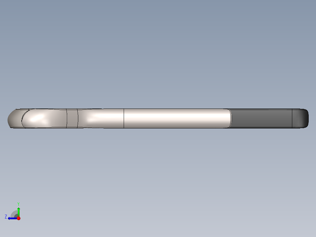 丝绸剃须刀右视图