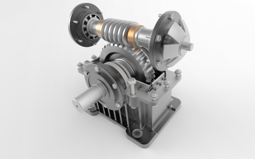 蜗轮蜗杆螺旋齿轮箱三维建模图纸 Inventor2016设计缩略图