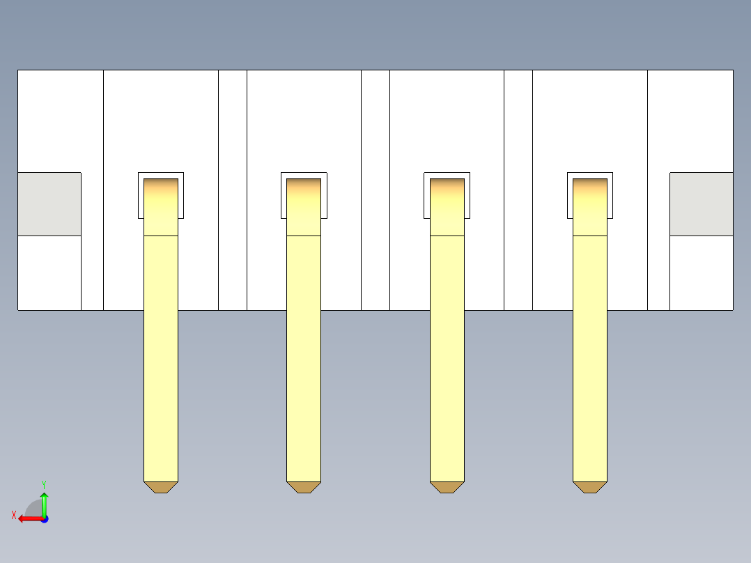 JST-S4B-EH-A后视图