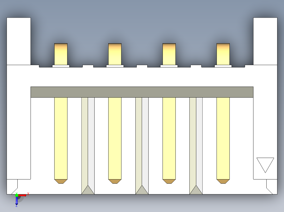 JST-S4B-EH-A俯视图