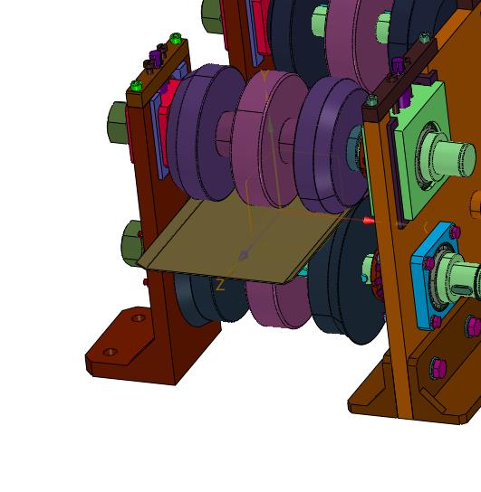 电缆桥架盖板成型轮