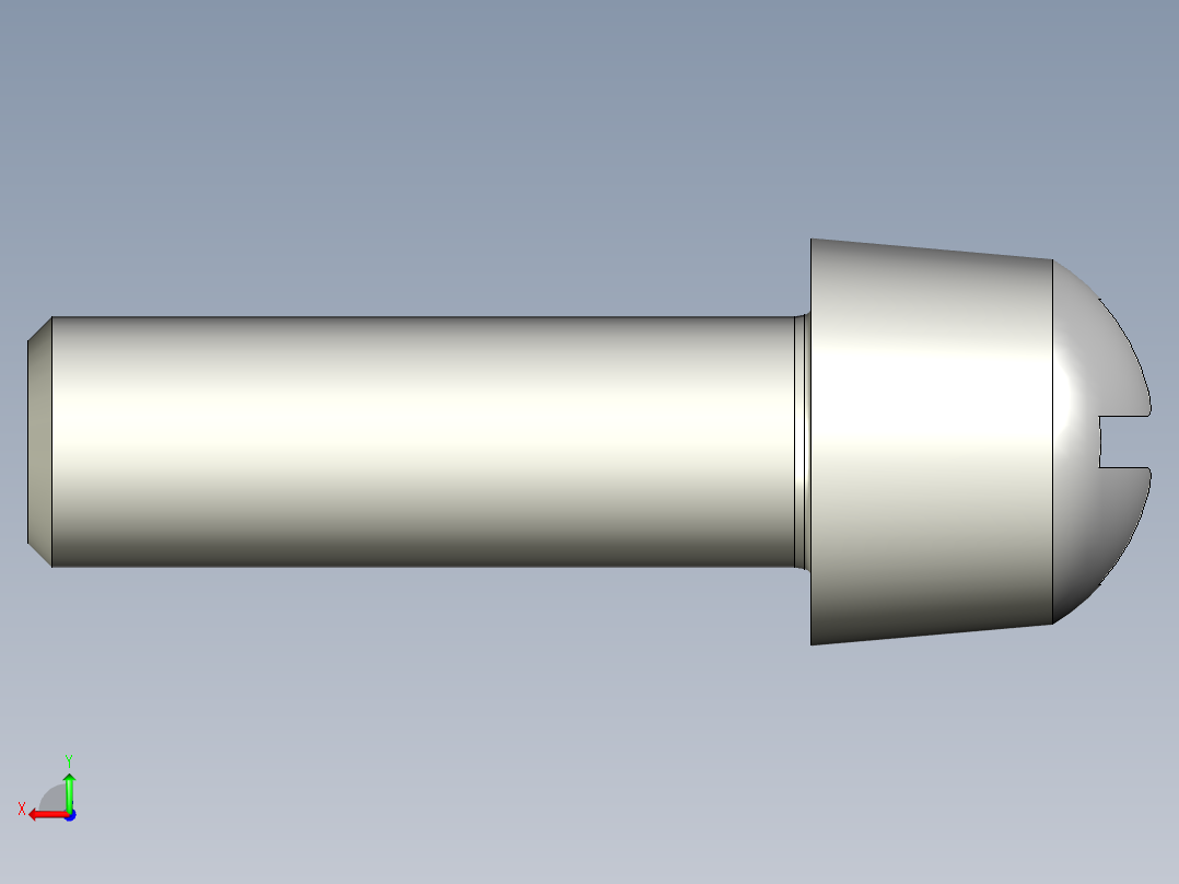 Cross_recessed_head-M8-25-25-11-13-9.1.stp螺钉-后视图