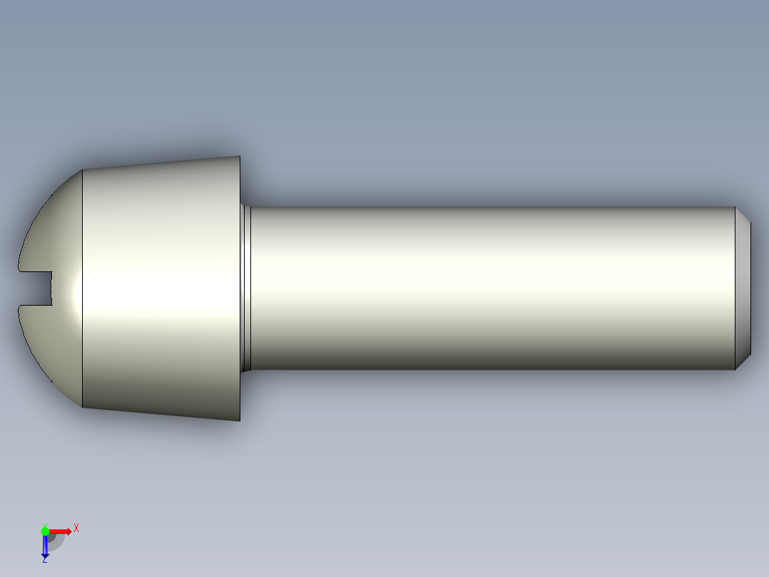 Cross_recessed_head-M8-25-25-11-13-9.1.stp螺钉-俯视图