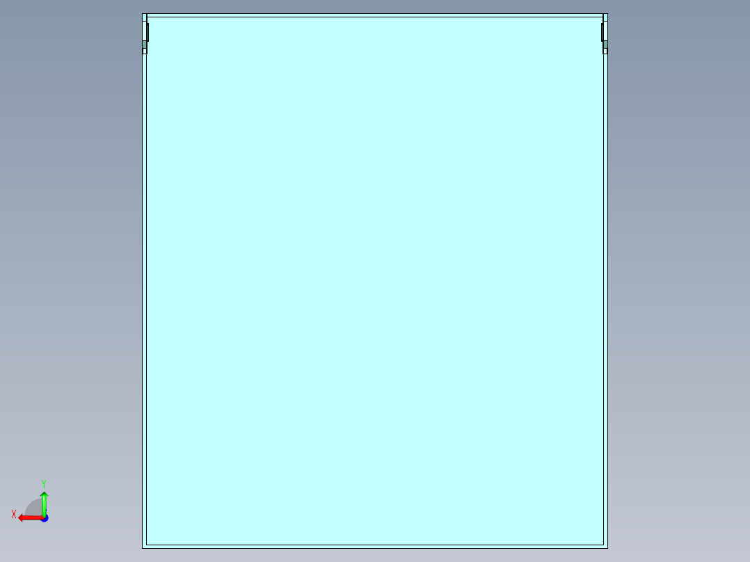 CD唱片盒后视图