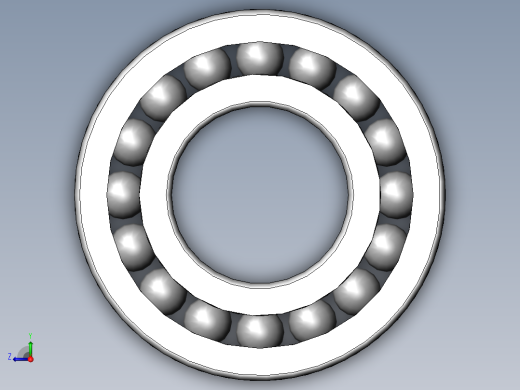 深沟球轴承 6004前视缩略图