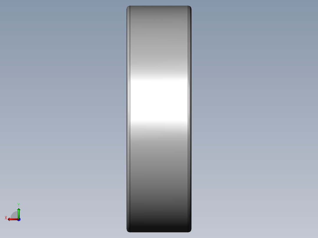 深沟球轴承 6004右视图