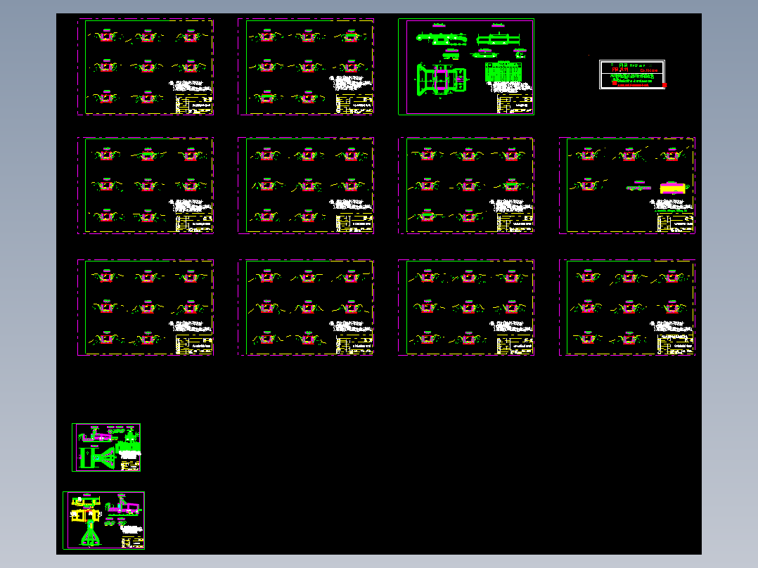 灌溉渠道水渠全套灌溉设计图