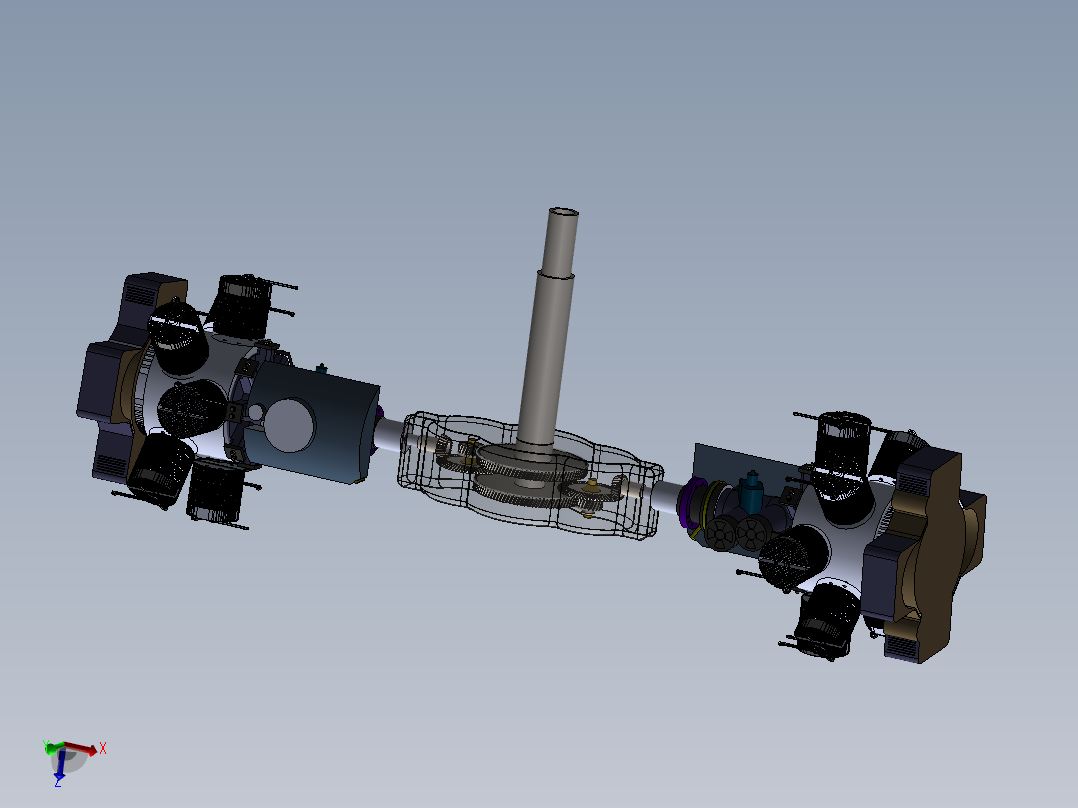 同轴直升机传输总成---格式为：SW