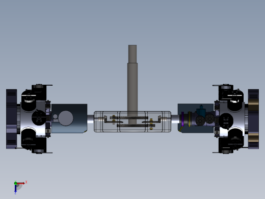 同轴直升机传输总成---格式为：SW前视缩略图