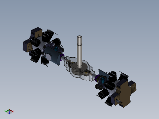 同轴直升机传输总成---格式为：SW正等轴测缩略图