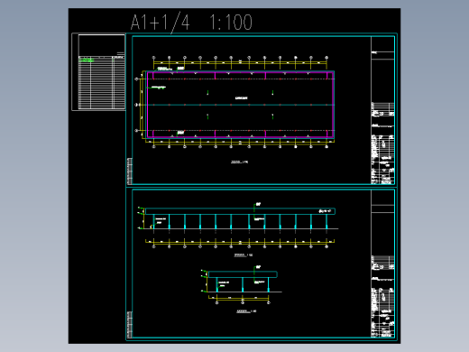 LY-WTLF01S-J004充电站罩棚建筑施工图