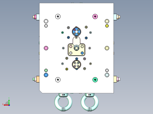 一次性马桶刷壳体（二次顶出）后视缩略图