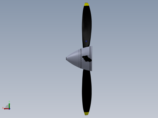 3和4叶片螺旋桨组件后视缩略图