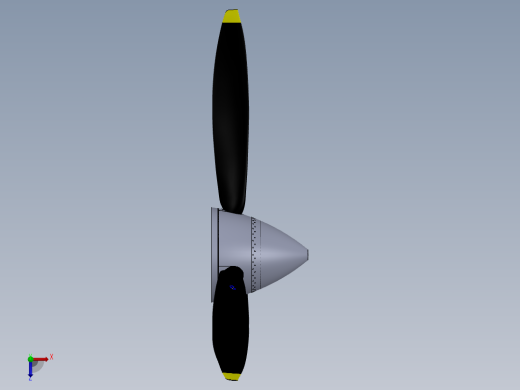 3和4叶片螺旋桨组件俯视缩略图
