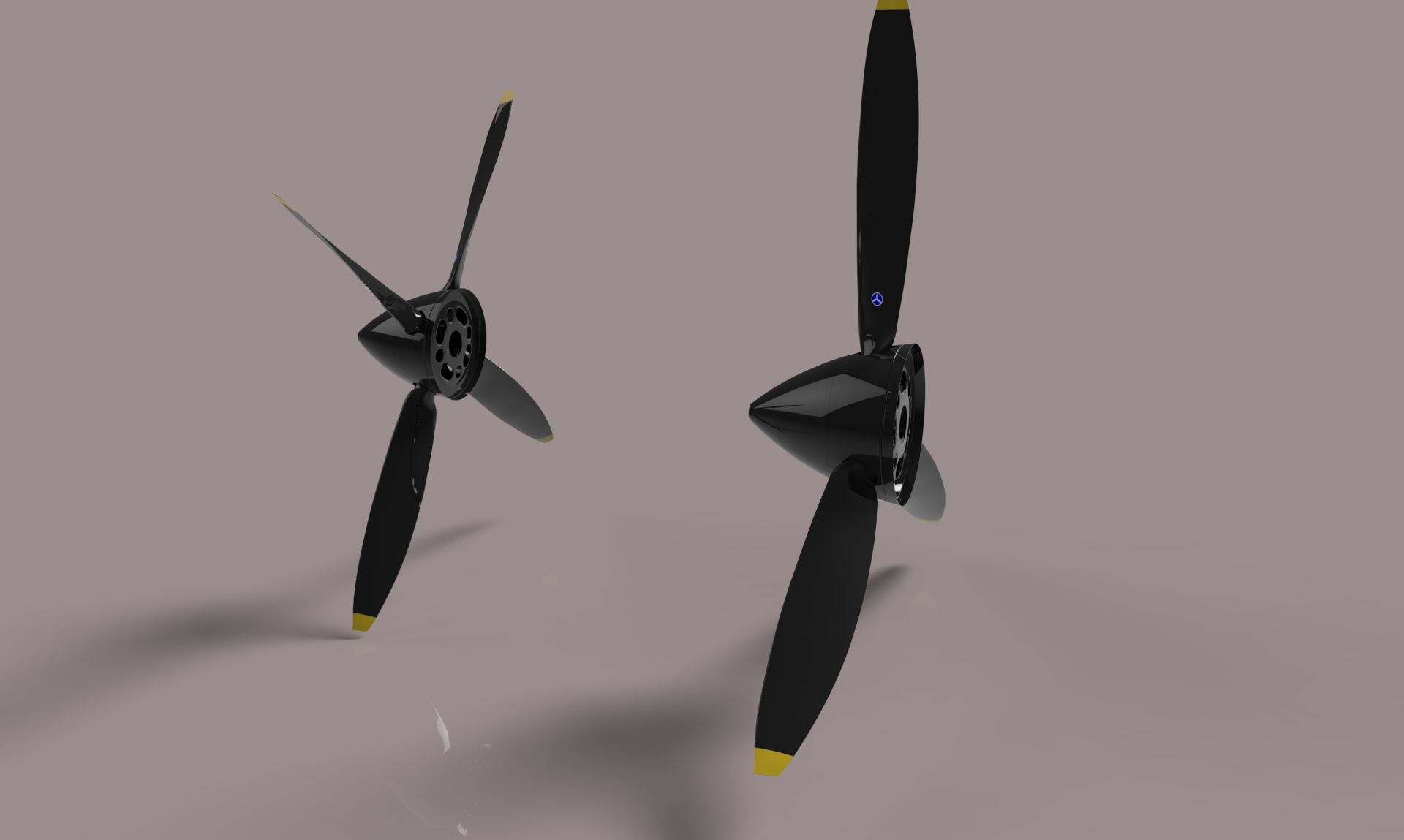 3和4叶片螺旋桨组件