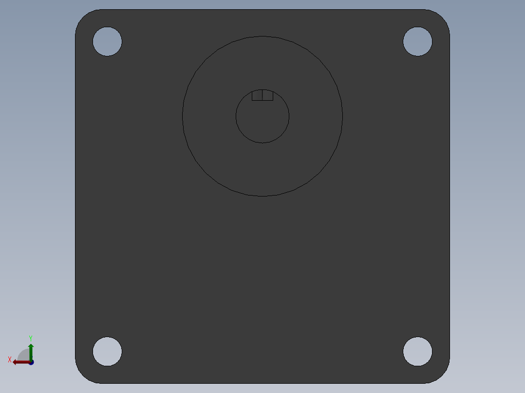 3GN10K减速器后视图