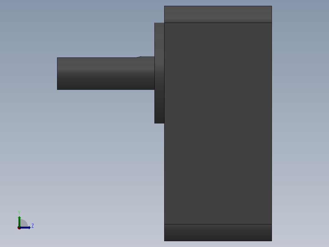 3GN10K减速器左视图