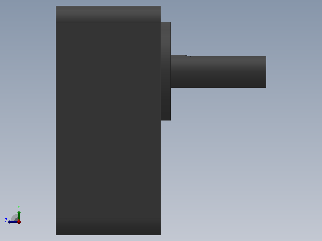 3GN10K减速器右视图