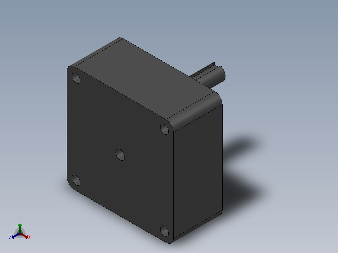 3GN10K减速器正等轴测图