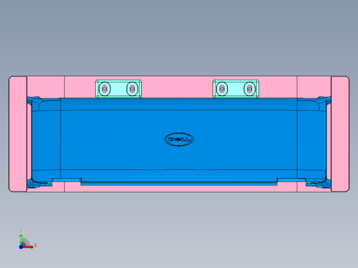 笔记本电脑脚垫测量角度检具模型前视缩略图