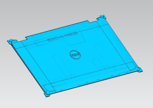 笔记本电脑脚垫测量角度检具模型缩略图