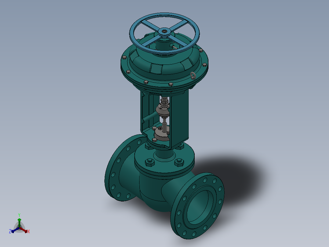 5款气动薄膜单座（套筒）调节阀（散热型）