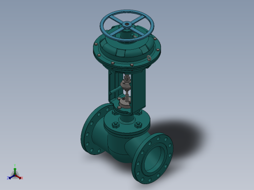 5款气动薄膜单座（套筒）调节阀（散热型）