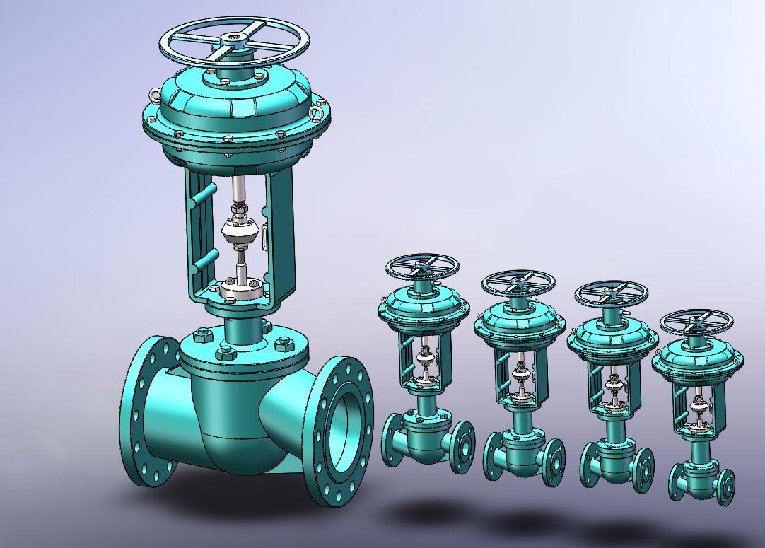 5款气动薄膜单座（套筒）调节阀（散热型）