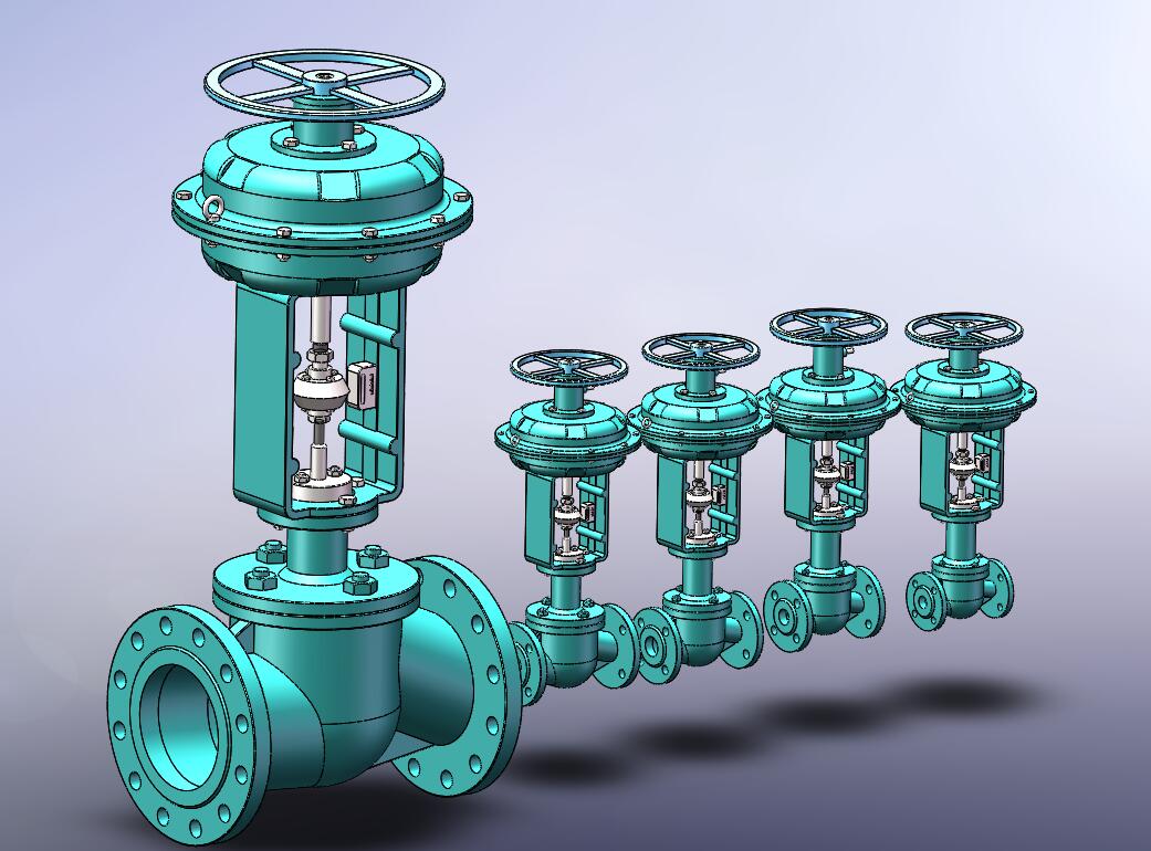 5款气动薄膜单座（套筒）调节阀（散热型）
