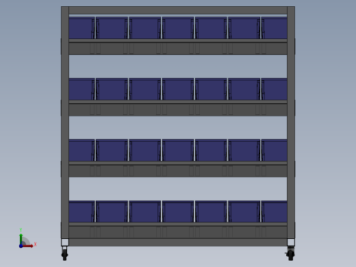 货架前视缩略图