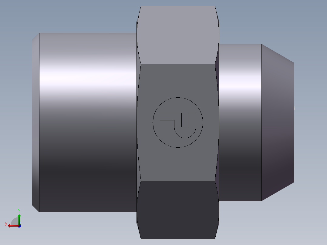 焊接直接头、1DW-24-16后视图