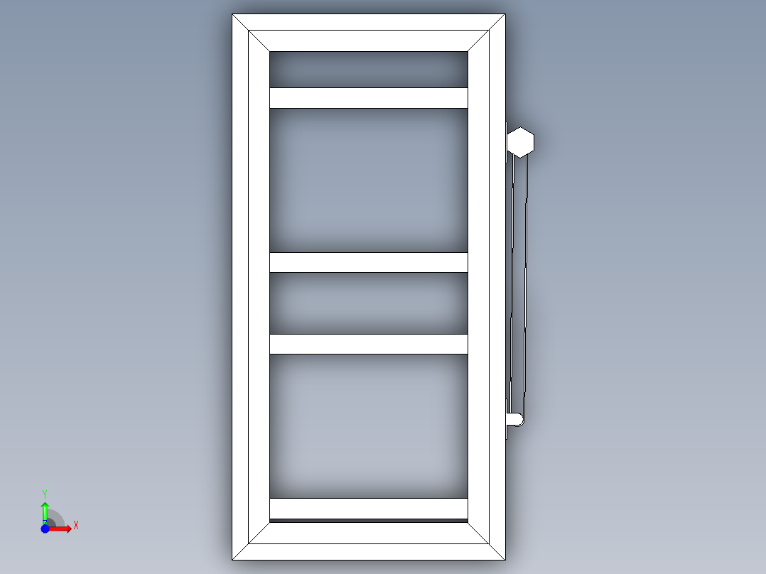 B2004392-自动窗户雨感自动窗户前视图