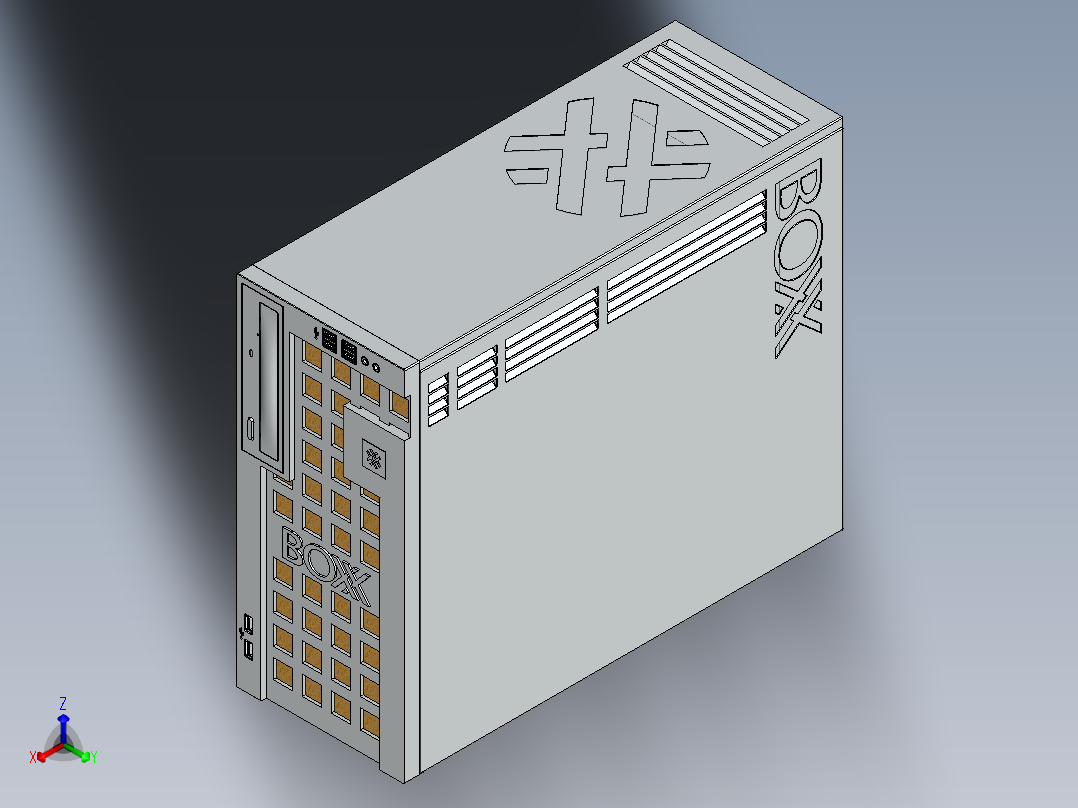 电脑、笔记本(27)正等轴测图