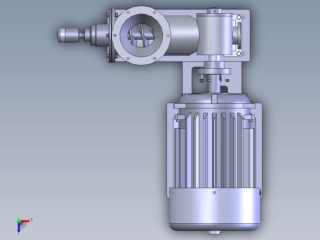 齿轮泥浆泵俯视图