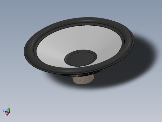 扬声器 3D模型SolidWorks三维设计图