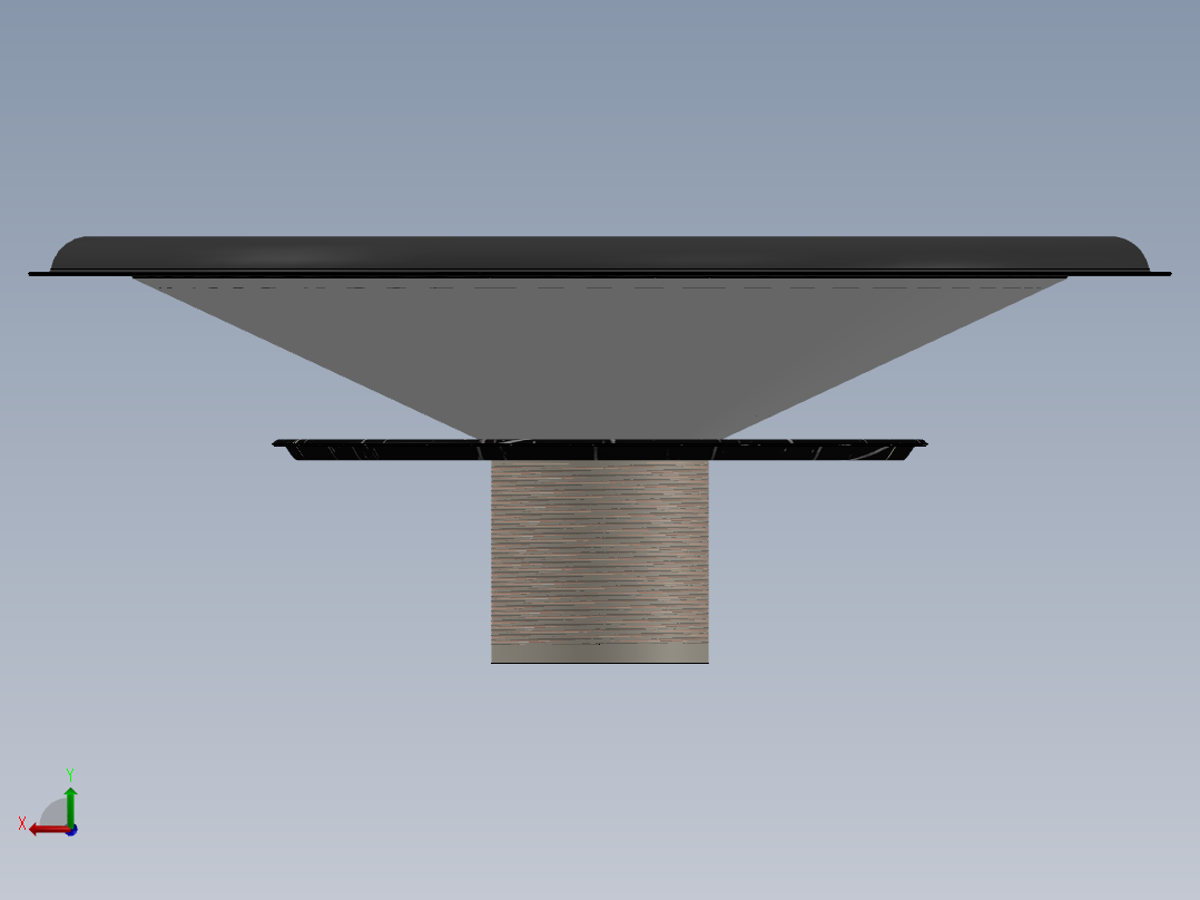 扬声器 3D模型SolidWorks三维设计图后视图